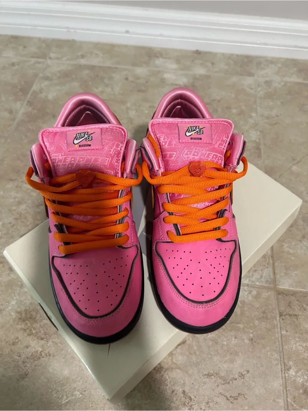 Nike SB Dunks - Powerpuff’s Blossom